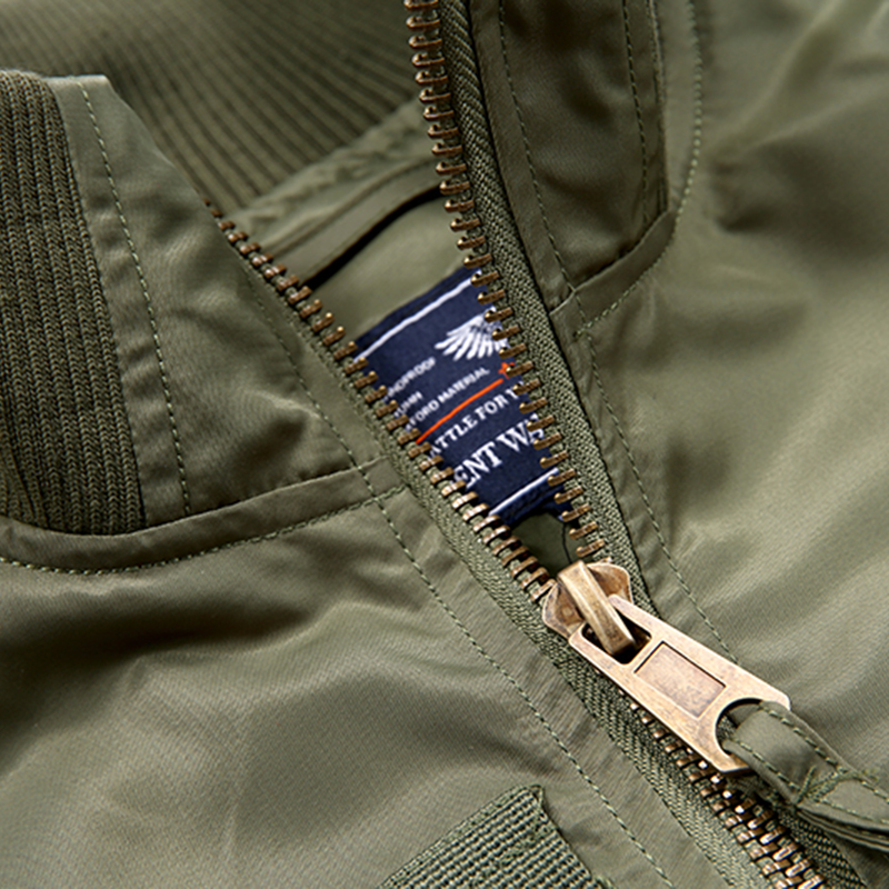 Army green military jacket parka