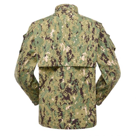 Digital woodland camouflage uniform