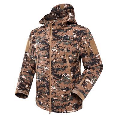 Multi camouflage army winter Jacke für training