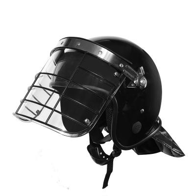Schwarz anti-riot-Polizei Kontrolle-Helm mit Visier