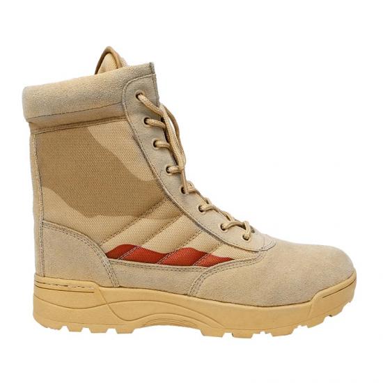 Outdoor army tactical military desert boots