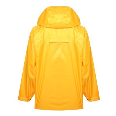 Militärische 190T Polyester, gelb, Regenjacke mit PVC-Beschichtung