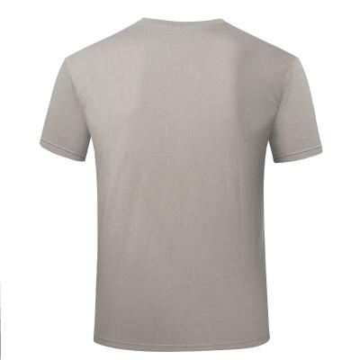 Soem-Armee Grau Baumwolle kurz ärmel T-shirt