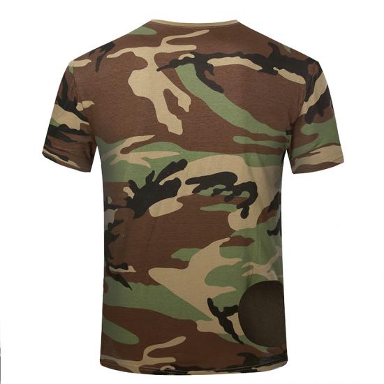 Military woodland camo T shirt