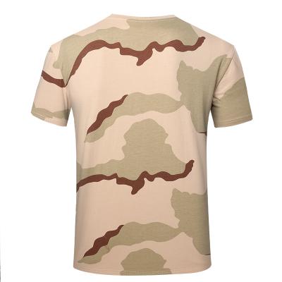 Militärische drei Farben Wüste Camo Kurzarm T-Shirt