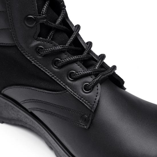 Black Men Shoes Genuine Leather Combat Jungle Boots Military