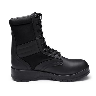 Schwarze Männer Schuhe Echtes Leder Militärische Kampf-Dschungel-Stiefel
